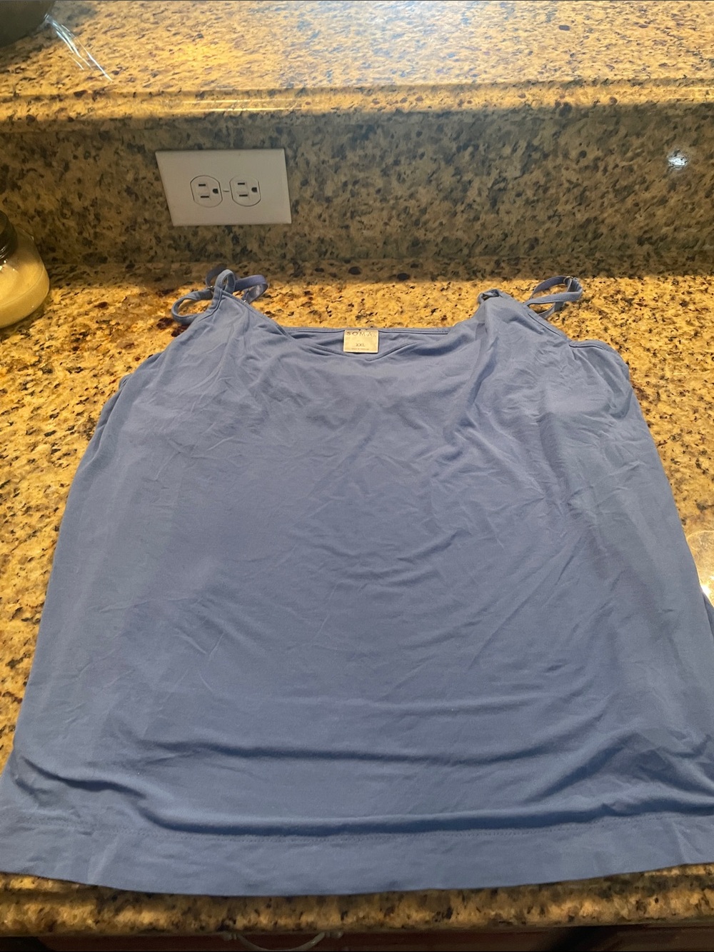 Soma Light Blue Adjustable Strap Bra Top Camisole